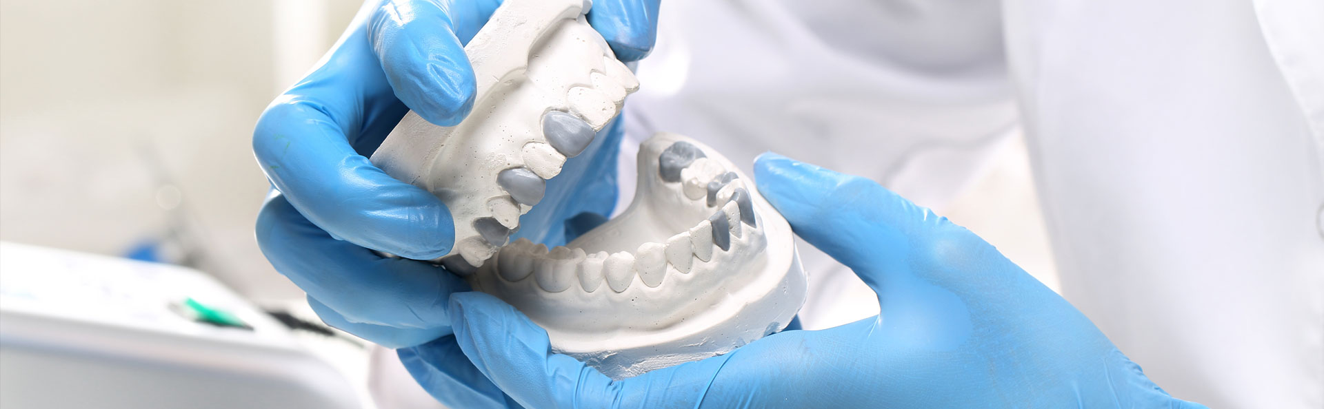 baner protetyka, model szczęki