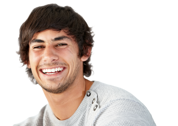 Uśmiechnięty mężczyzna